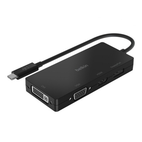 Belkin Adaptateur USB-C avec 1x HDMI 4K 1x DisplayPort 1x DVI 1x VGA