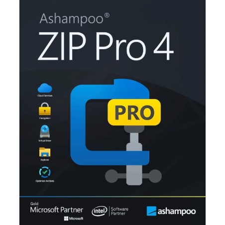 Ashampoo ZIP Pro 4 - Licence perpétuelle - 1 poste - A télécharger