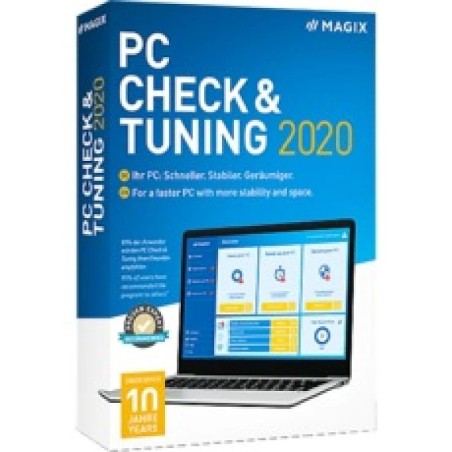 Magix PC Check & Tuning - Abonnement 1 an - 1 poste - A télécharger