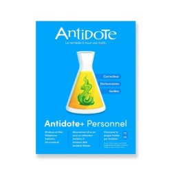 Antidote+ Personnel - Abonnement 1 an - 1 utilisateur - A télécharger