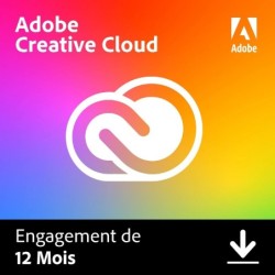 Adobe Creative Cloud all Apps - Particuliers - Licence 1 an - 1 utilisateur - A télécharger