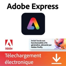 Adobe Express Premium + Bitdefender Total Security - Abonnement 1 an - 1 utilisateur - A télécharger