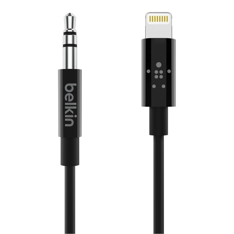 Belkin Câble Lightning vers Jack 3.5 mm Noir - 180 cm