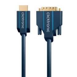 Clicktronic câble HDMI / DVI (3 mètres)