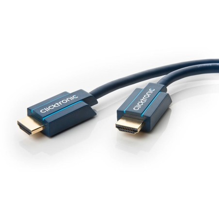 Clicktronic câble High Speed HDMI with Ethernet (2 mètres)