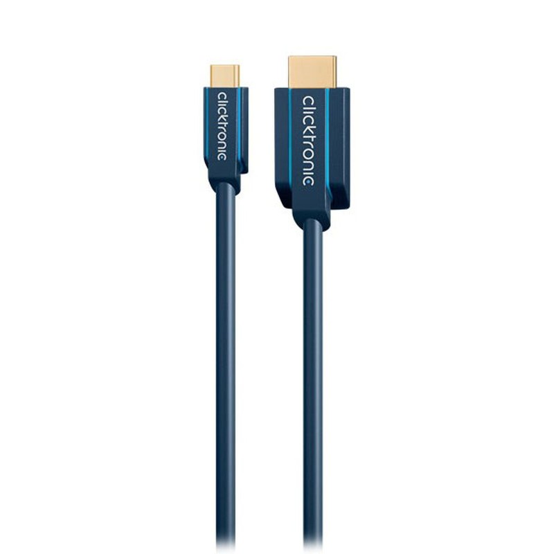 Clicktronic Câble USB-C / HDMI (Mâle/Mâle) - 1 m