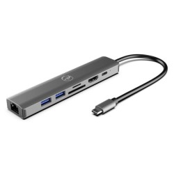 Mobility Lab Hub Adapter USB-C 7-en-1 avec Power Delivery 100W