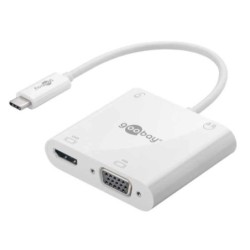 Goobay adaptateur USB 3.1 type C vers HDMI + VGA + PD100W