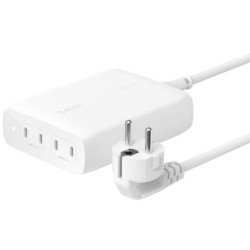 Belkin chargeur PC 200W avec 4 ports USB-C (Blanc)