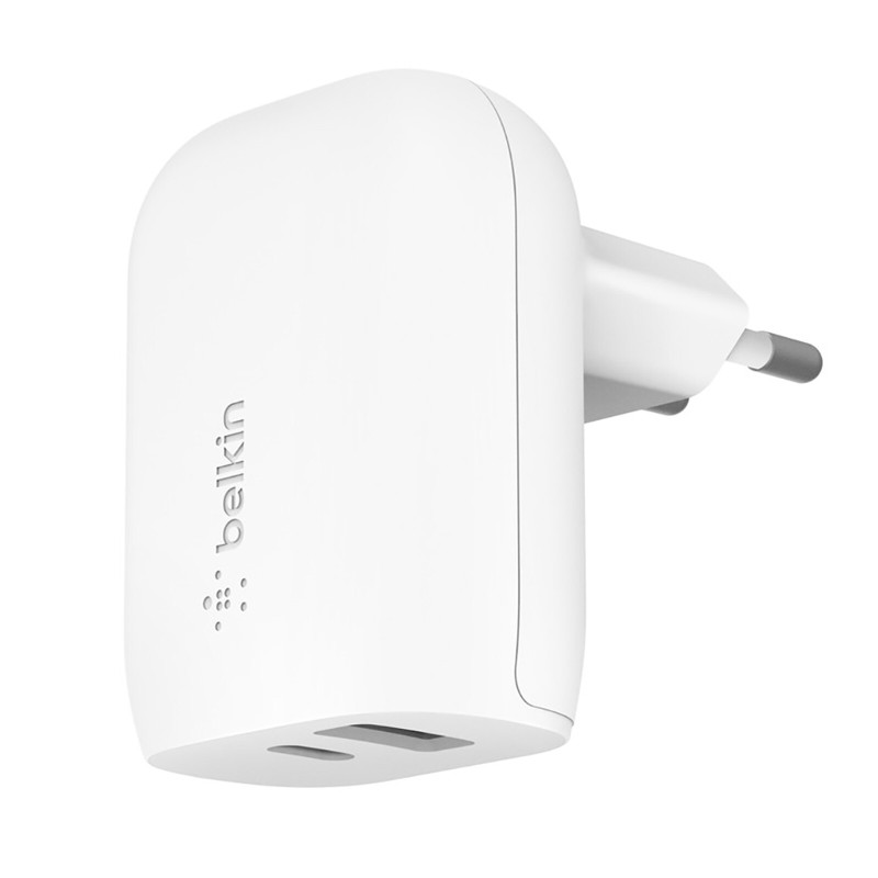 Belkin Chargeur Secteur 37W USB-C + USB-A (25W + 12W)