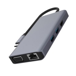 Akashi Hub USB Type-C 9-en-1