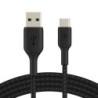 Belkin Câble USB-A vers USB-C renforcé (noir) - 1 m