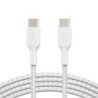 Belkin Câble USB-C vers USB-C renforcé 60 W (blanc) - 1 m