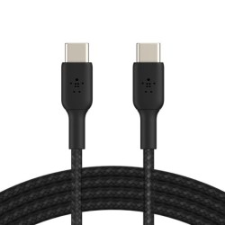 Belkin Câble USB-C vers USB-C renforcé 60 W (noir) - 1 m