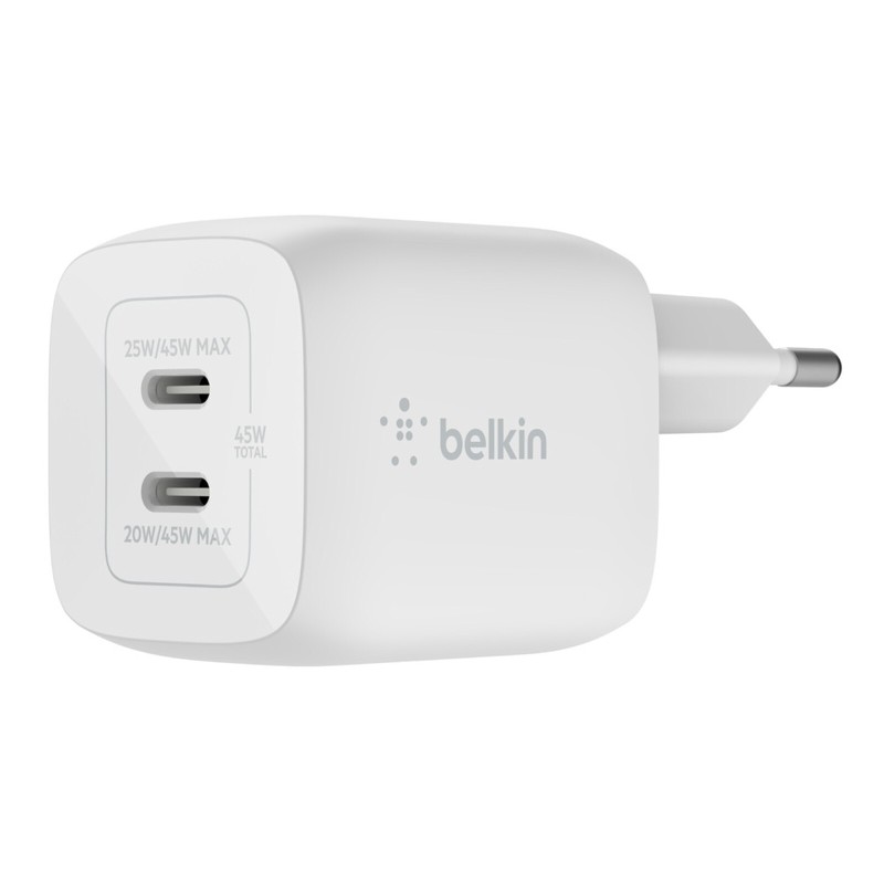 Belkin Chargeur secteur USB-C 45 W (Blanc)