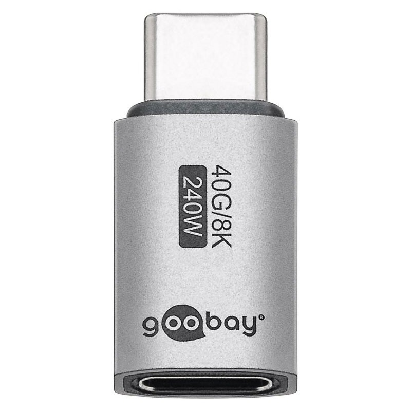 Goobay Adaptateur USB-C Mâle vers USB-C Femelle