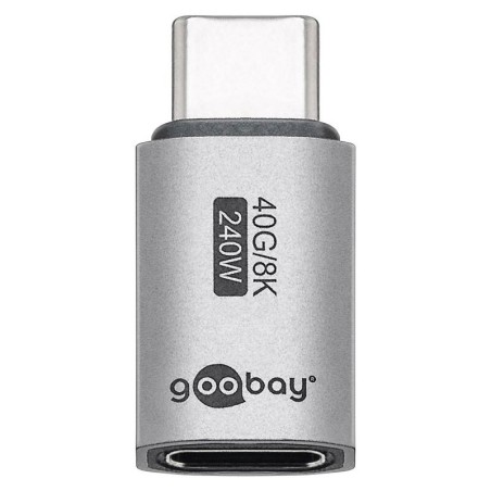 Goobay Adaptateur USB-C Mâle vers USB-C Femelle