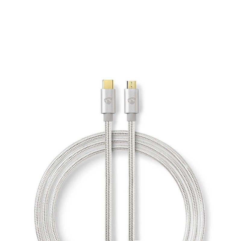 Nedis Câble USB Type-C mâle vers Micro-USB Type B mâle - 2 m