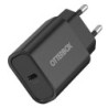 OtterBox Chargeur secteur universel 3A USB-C 20W Noir