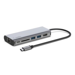 Belkin Station d'accueil USB-C avec 1 x HDMI 2 x USB-A 1 x RJ45 1 SD - 100 W Passtrhough