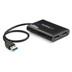 StarTech.com Adaptateur USB 3.0 vers double DisplayPort 4K 60 Hz