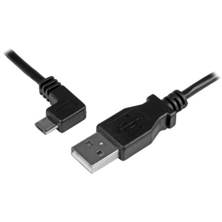 StarTech.com Câble de charge et synchronisation USB 2.0 Type-A vers micro USB 2.0 B coudé vers la gauche - M/M - 1 m - 025 mm²