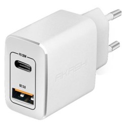 Akashi Chargeur Secteur 20W USB-A Quick Charge 3.0 Blanc