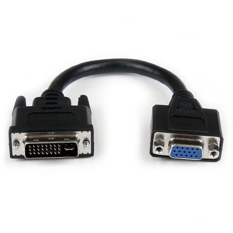 StarTech.com Adaptateur DVI vers VGA M/F de 20 cm - Noir