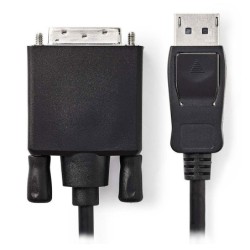 Nedis Câble DisplayPort mâle vers DVI-D mâle (2 m)