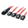 StarTech.com Câble miniSAS vers 4x SATA à verrouillage - 50 cm