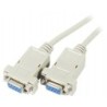 Câble DB9 Null Modem femelle / femelle (1.8 mètre)