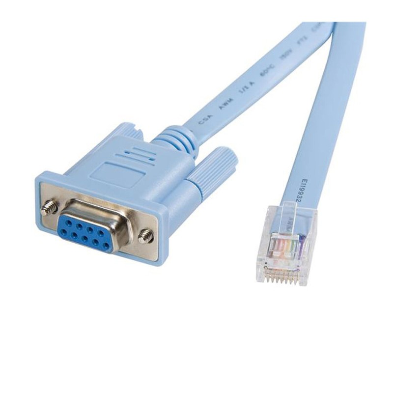 StarTech.com Câble console RJ45 vers DB9 pour routeur Cisco - M/F - 1.8 m