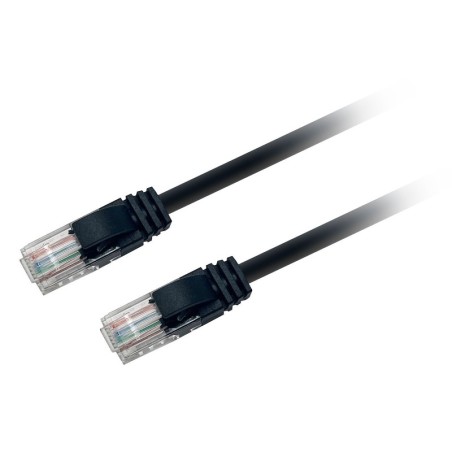 Textorm Câble RJ45 CAT 5E UTP - mâle/mâle - 0.2 m - Noir