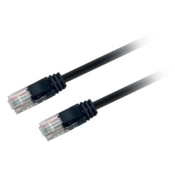 Textorm Câble RJ45 CAT 5E UTP - mâle/mâle - 5 m - Noir