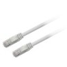 Textorm Câble RJ45 CAT 6 UTP - mâle/mâle - 1 m - Blanc