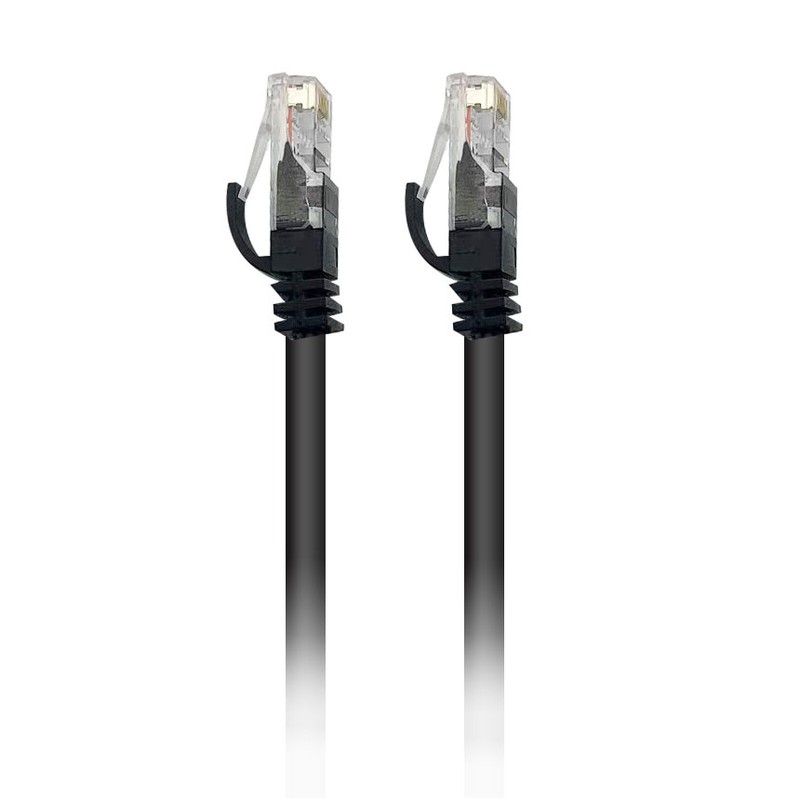 Textorm Câble RJ45 CAT 6 UTP - mâle/mâle - 1 m - Noir