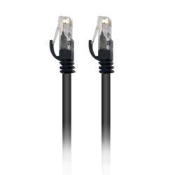 Textorm Câble RJ45 CAT 6 UTP - mâle/mâle - 2 m - Noir