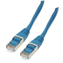 Câble RJ45 catégorie 6 F/UTP 0.5 m (Bleu)