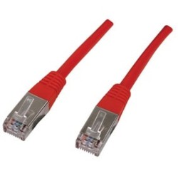 Câble RJ45 catégorie 6 F/UTP 1 m (Rouge)