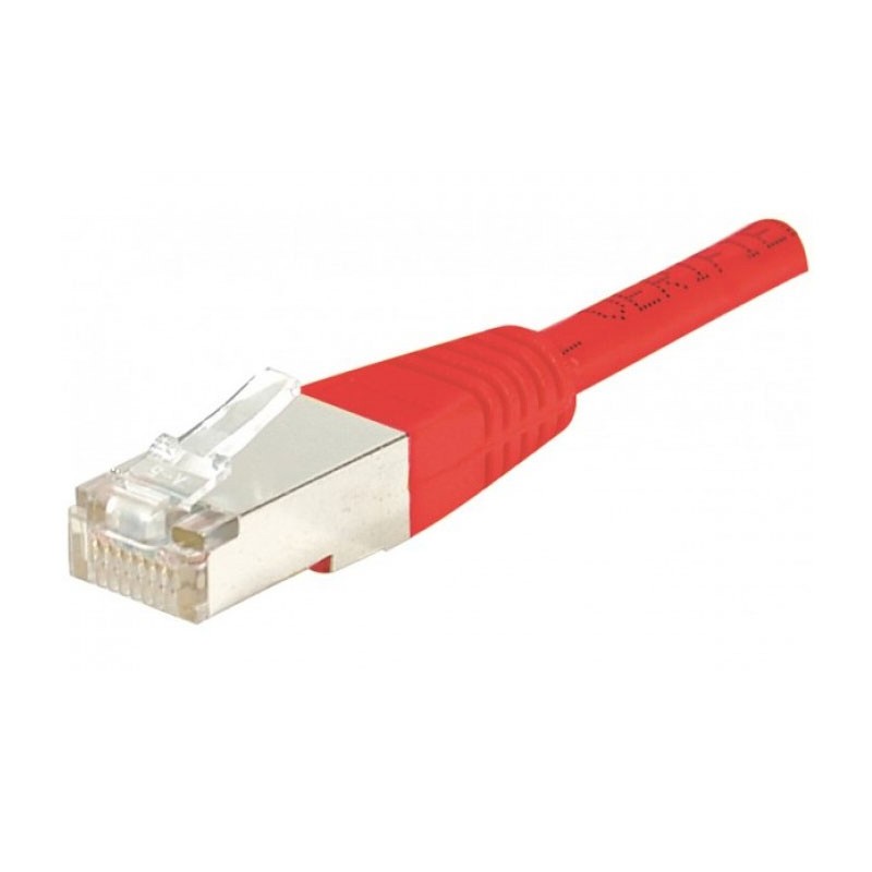 Câble RJ45 catégorie 6 F/UTP 2 m (Rouge)