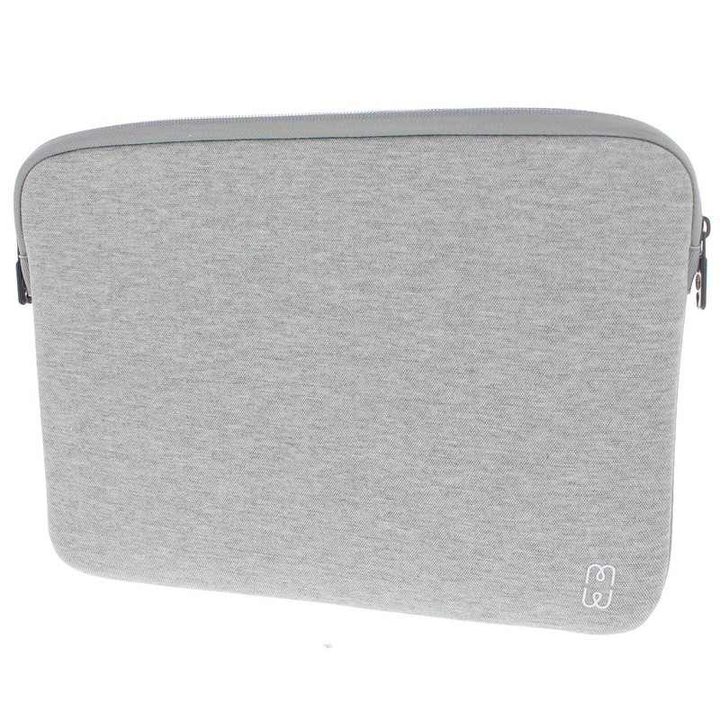 MW Basic Sleeve Gris/Blanc 16"