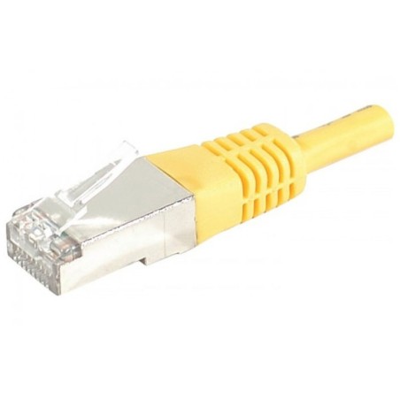 Câble RJ45 catégorie 6 S/FTP 0.5 m (Jaune)