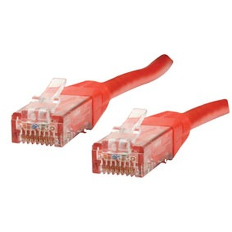 Câble RJ45 catégorie 6 U/UTP 0.5 m (Rouge)