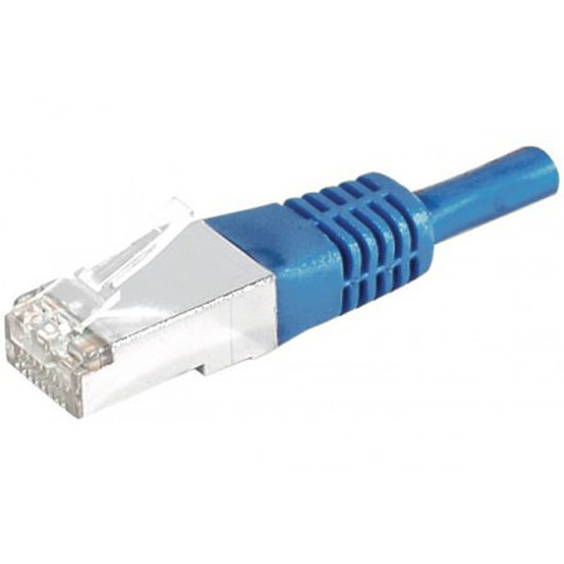 Câble RJ45 catégorie 6a S/FTP 5 m (Bleu)