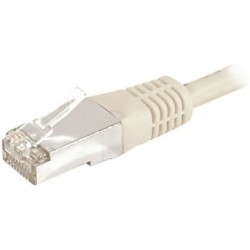 Cordon RJ45 catégorie 6a F/UTP 0.5 m (Beige)