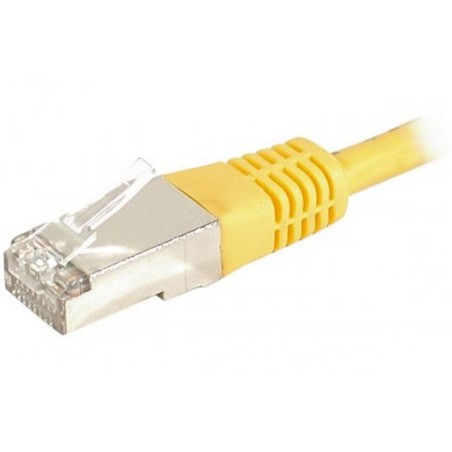 Cordon RJ45 catégorie 6a F/UTP 0.5 m (Jaune)