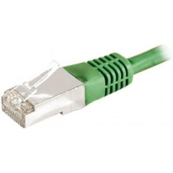 Cordon RJ45 catégorie 6a F/UTP 0.5 m (Vert)