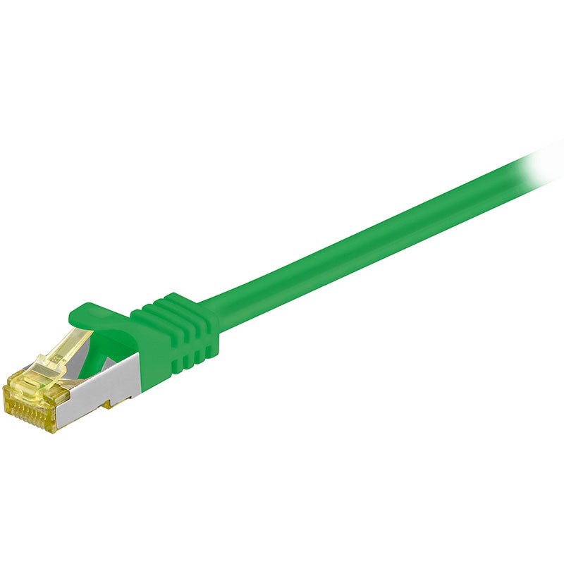 Cordon RJ45 catégorie 7 S/FTP 0.25 m (Vert)