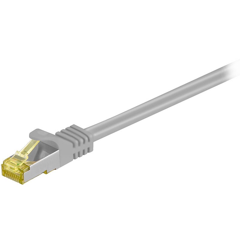 Cordon RJ45 catégorie 7 S/FTP 0.5 m (Gris)