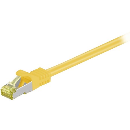 Cordon RJ45 catégorie 7 S/FTP 0.5 m (Jaune)